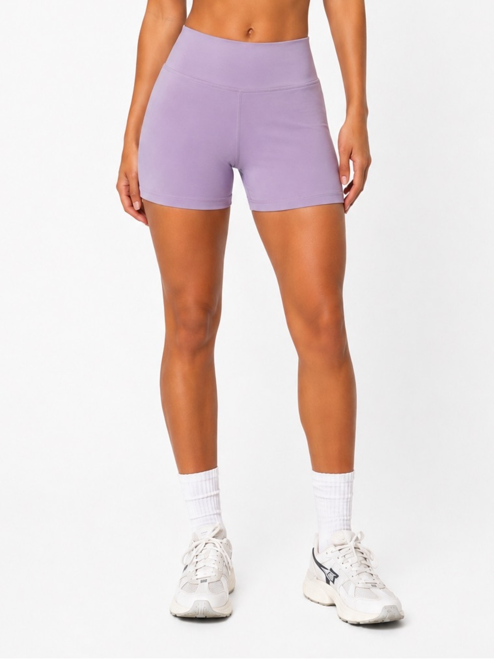 SET ACTIVE Biker Shorts Lavender Purple